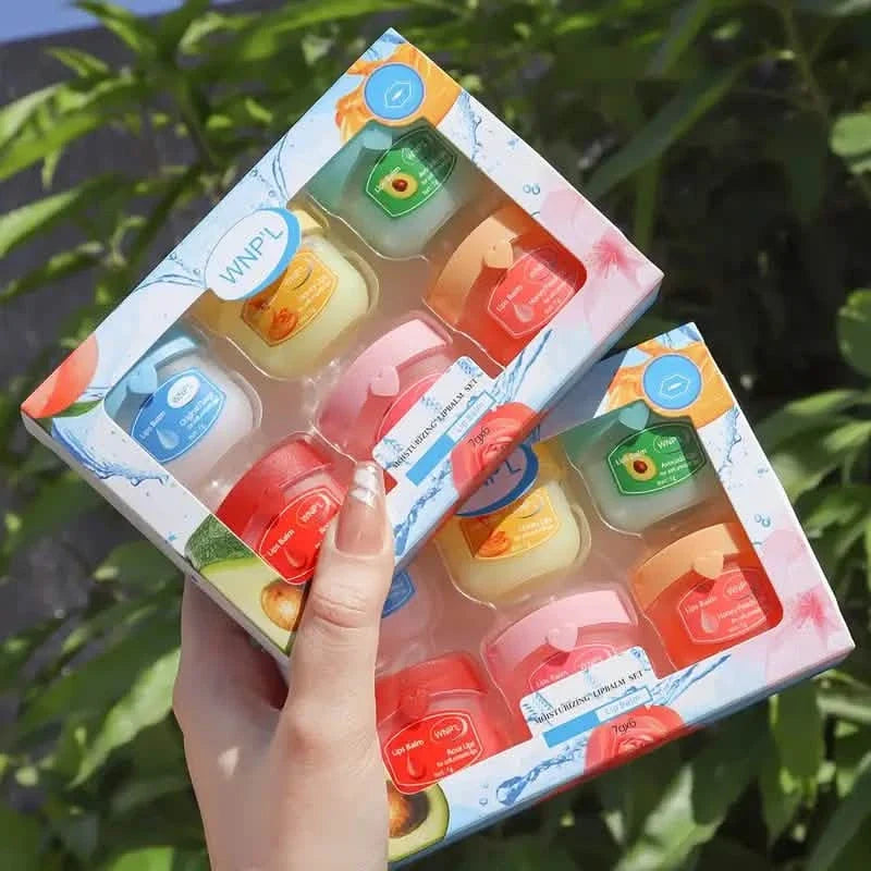6-Pieces: Luxurious Glossy Lip Balm Set - Long-Lasting Hydration for Dry Lips-6-Pieces: Luxurious Glossy Lip Balm Set - Long-Lasting Hydration for Dry Lips