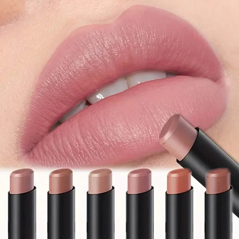 6-Pieces: Matte Long-lasting Moisturizing Lipstick-6-Pieces: Matte Long-lasting Moisturizing Lipstick