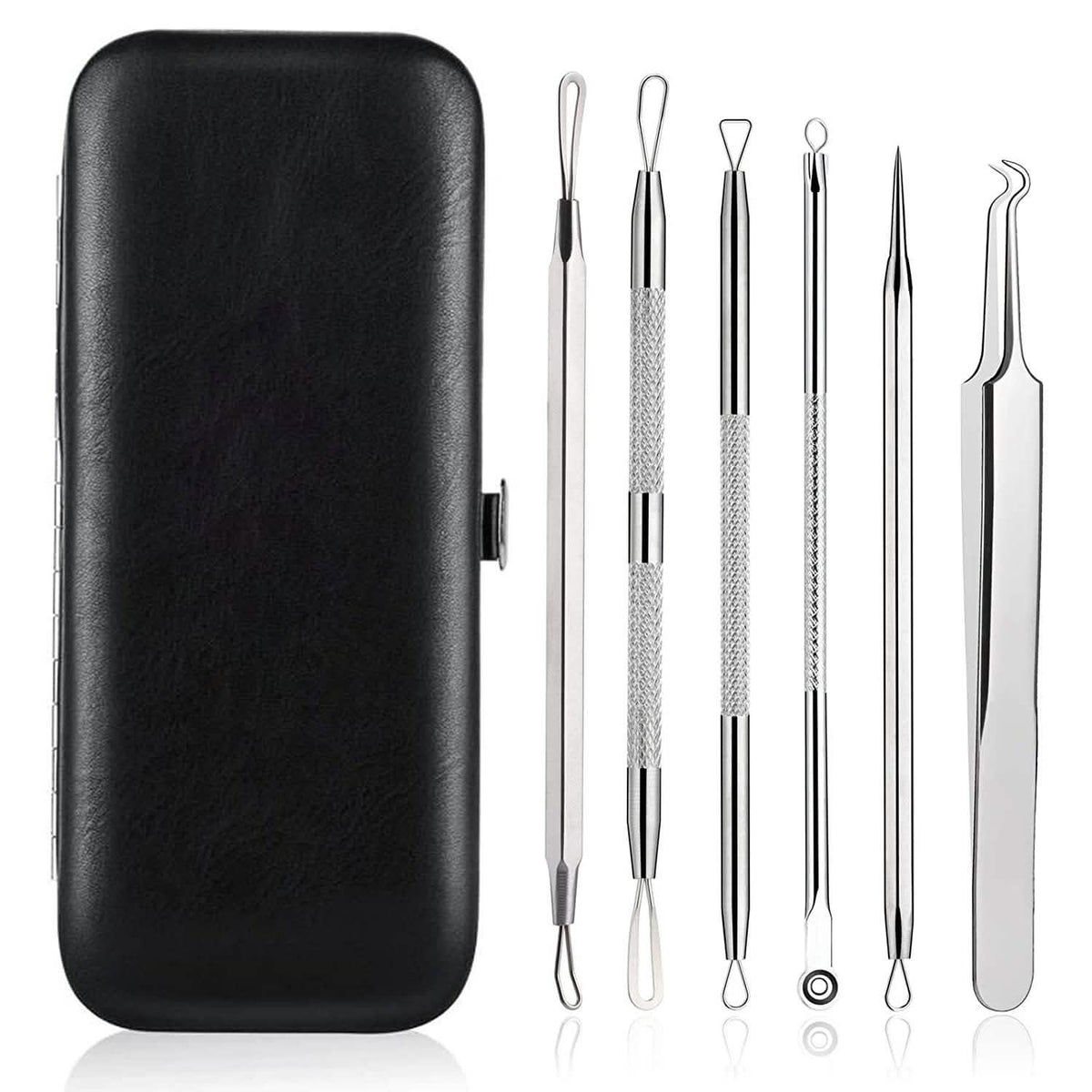 6-Pieces Set: Blackhead Remover Comedones Extractor Acne Removal Kit-6-Pieces Set: Blackhead Remover Comedones Extractor Acne Removal Kit
