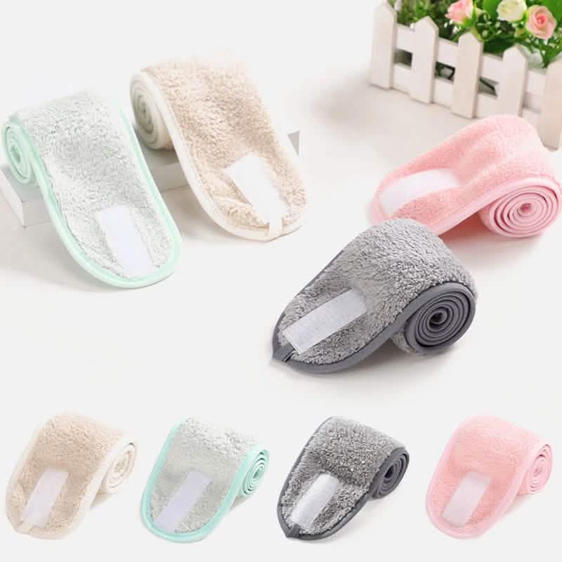 6-Pieces: Women's Face Wash Bath Makeup Hairband-6-Pieces: Women's Face Wash Bath Makeup Hairband