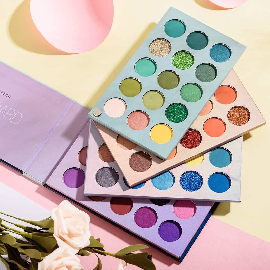 60 Colors Eyeshadow Palette 4-in-1 Color Board Makeup Palette Set-60 Colors Eyeshadow Palette 4-in-1 Color Board Makeup Palette Set