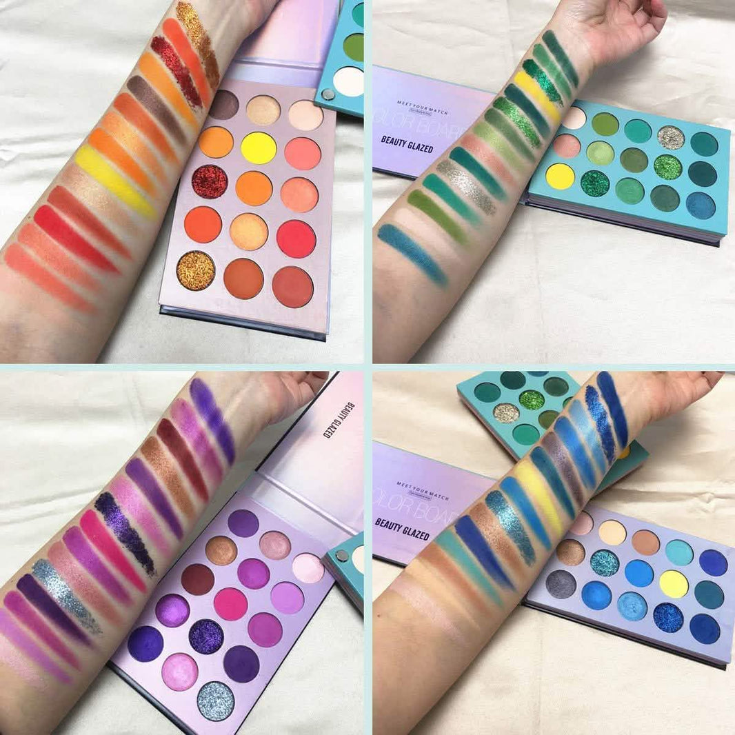 60 Colors Eyeshadow Palette 4-in-1 Color Board Makeup Palette Set-60 Colors Eyeshadow Palette 4-in-1 Color Board Makeup Palette Set