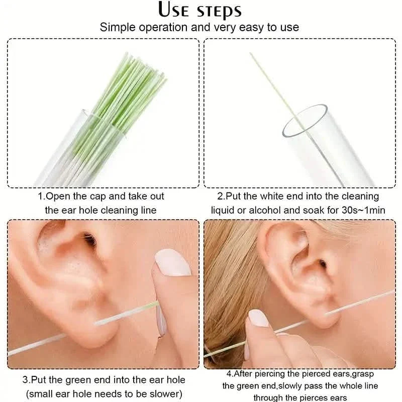 60-Pieces: Ear Hole Cleaning Lines-60-Pieces: Ear Hole Cleaning Lines