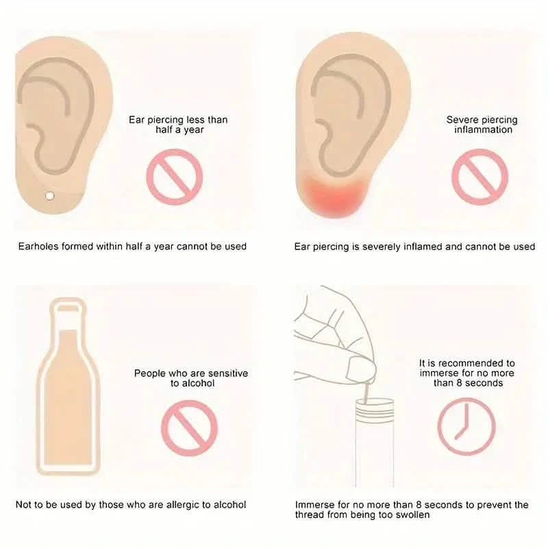 60-Pieces: Ear Hole Cleaning Lines-60-Pieces: Ear Hole Cleaning Lines