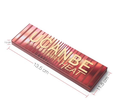 Molten Rock Heat Eye Shadow Makeup Palette Nude Shimmer Matte Smoky Eyeshadow Red Brown Pumpkin Cosmetics-30c5ff75181c44b456f613dd8f0bde33
