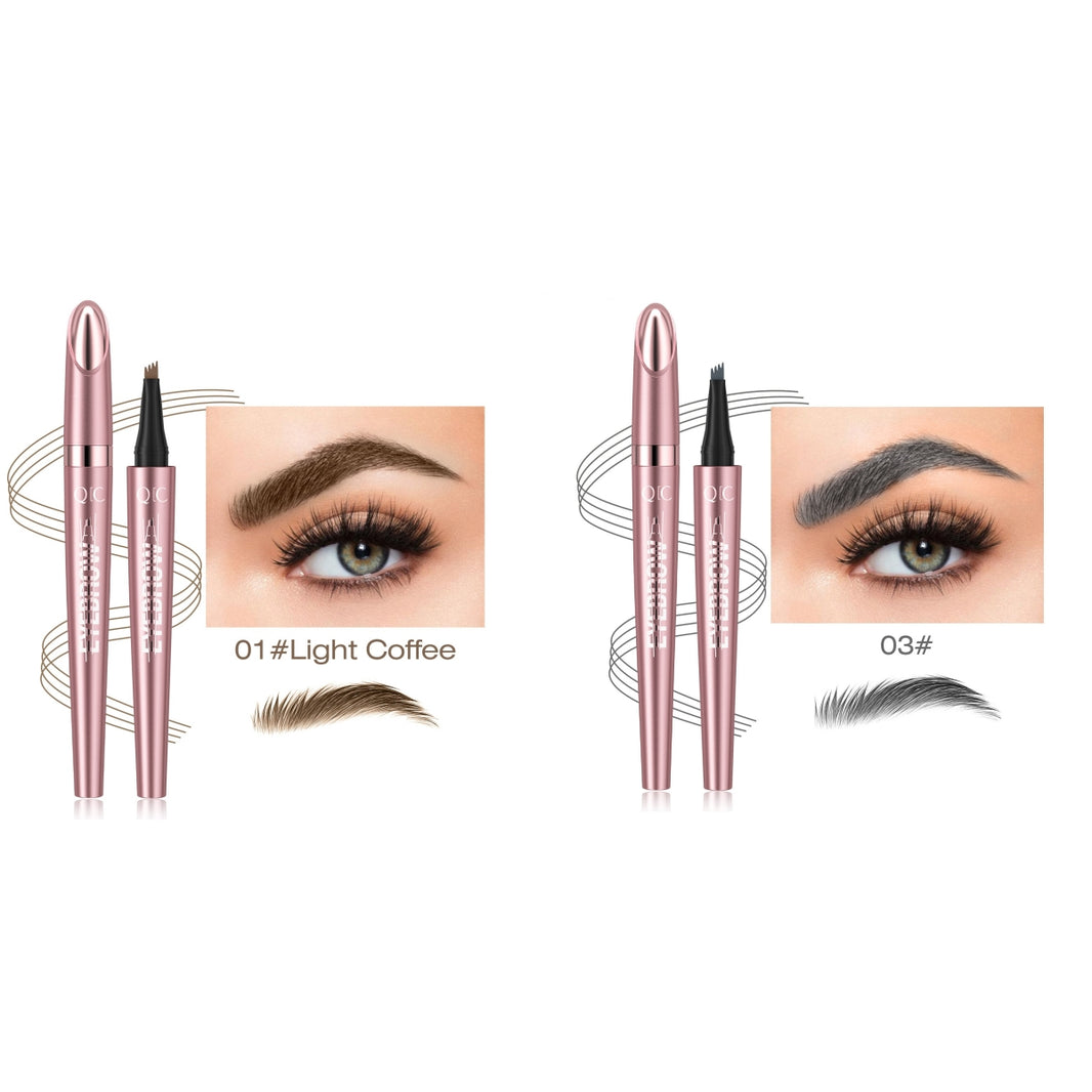 Waterproof And Smooth Not Smudge Four-fork Liquid Eyebrow Pencil-3e563372047604639dd5c32fb4583305