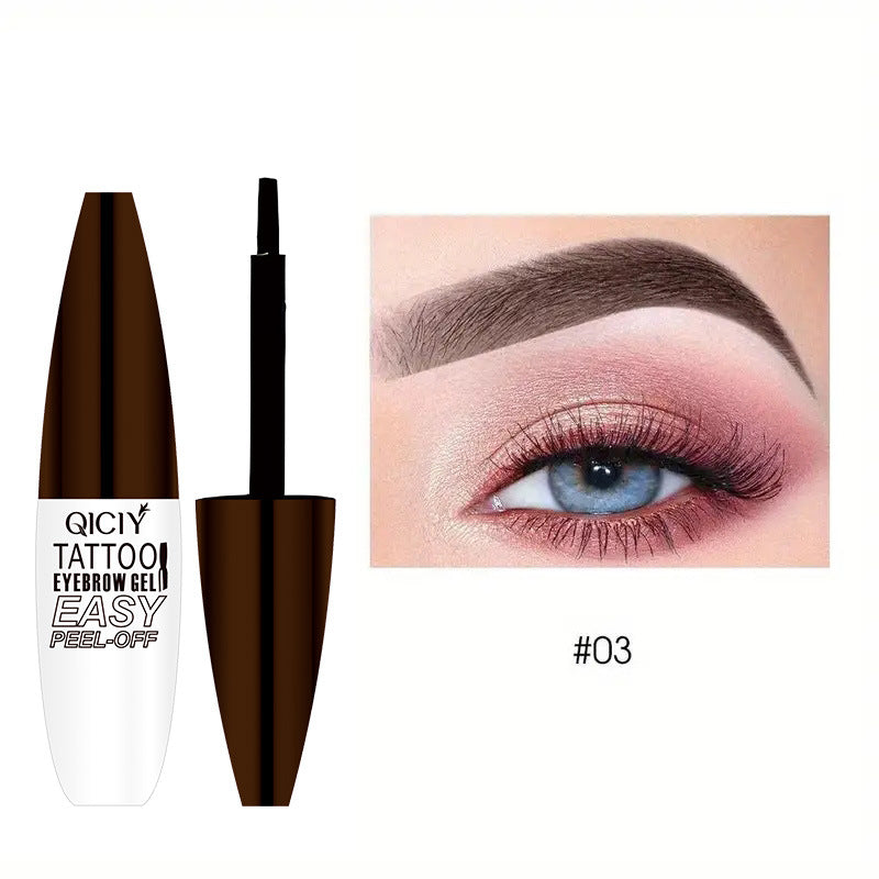 Tattoo Easy Peel Off Eyebrow Gel Cream Types Long-Lasting Smudge-Proof Sweat Resistant Waterproof Cosmetics-4108566371df12619864c6c9d3960ea3