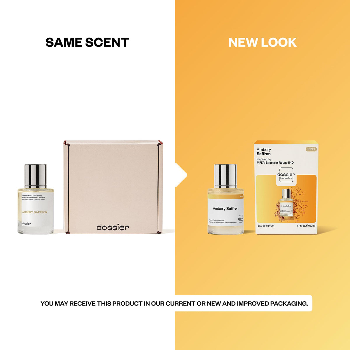 Dossier - Ambery Vanilla - Eau de Parfum - Vanilla Perfume - Inspired by Black Opium - Long-Lasting Fragrance - Feminine - 1.7 fl oz (50ml)-Dossier - Ambery Vanilla - Eau de Parfum - Vanilla Perfume - Inspired by Black Opium - Long-Lasting Fragrance - Feminine - 1.7 fl oz (50ml)