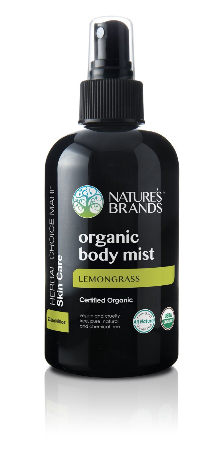 Herbal Choice Mari Organic Body Mist, Rose & Ylang Ylang; 8floz BPA-Free Plastic-Herbal Choice Mari Organic Body Mist, Rose & Ylang Ylang; 8floz BPA-Free Plastic