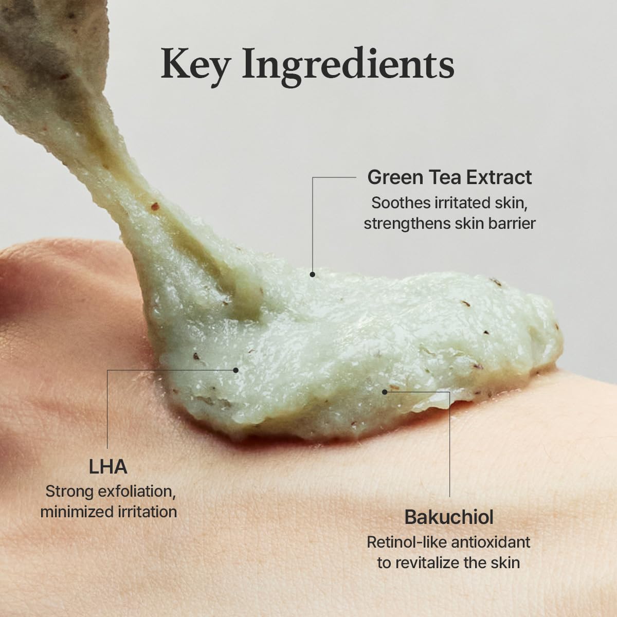 Arencia Green Tea + LHA Deep Pore Rice Cake Cleanser-Arencia Green Tea + LHA Deep Pore Rice Cake Cleanser