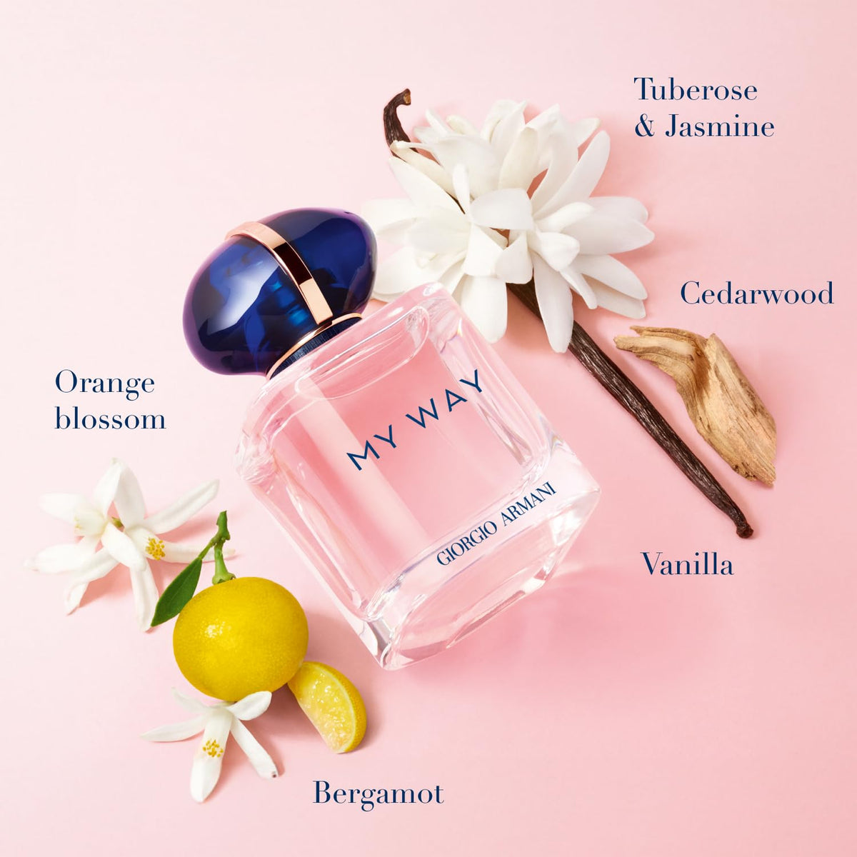 Armani Beauty - My Way - Eau de Parfum - Women's Perfume - Floral Woody Fragrance - Bergamot, Orange Blossom, Tuberose, Jasmine, Cedarwood, Vanilla and White Musk Notes-Armani Beauty - My Way - Eau de Parfum - Women's Perfume - Floral Woody Fragrance - Bergamot, Orange Blossom, Tuberose, Jasmine, Cedarwood, Vanilla and White Musk Notes