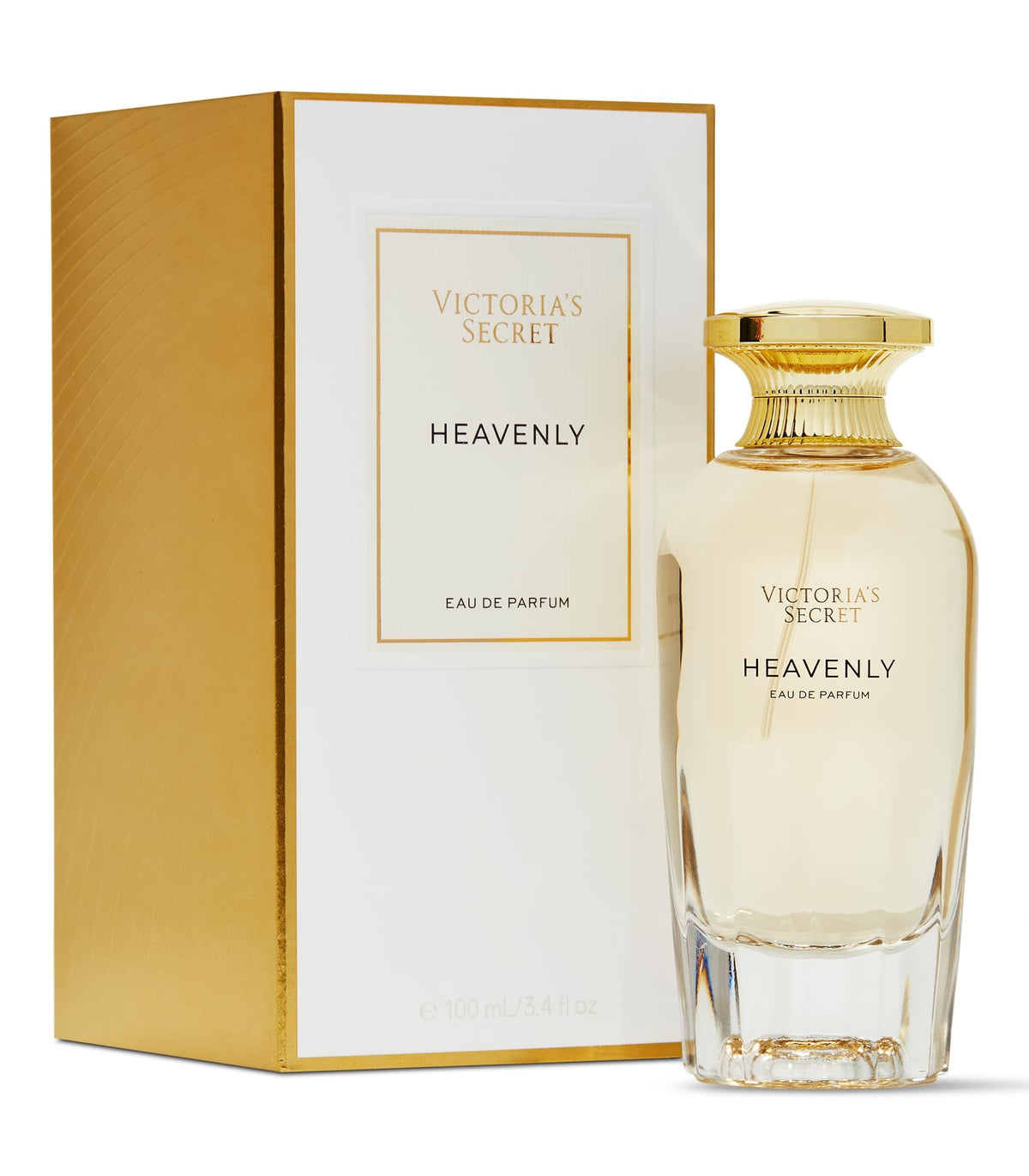 Victoria's Secret Heavenly Eau de Parfum, Notes of Gold Musk, Vanilla Sandalwood & White Jasmine, Perfumes for Women (3.4 oz)-Victoria's Secret Heavenly Eau de Parfum, Notes of Gold Musk, Vanilla Sandalwood & White Jasmine, Perfumes for Women (3.4 oz)