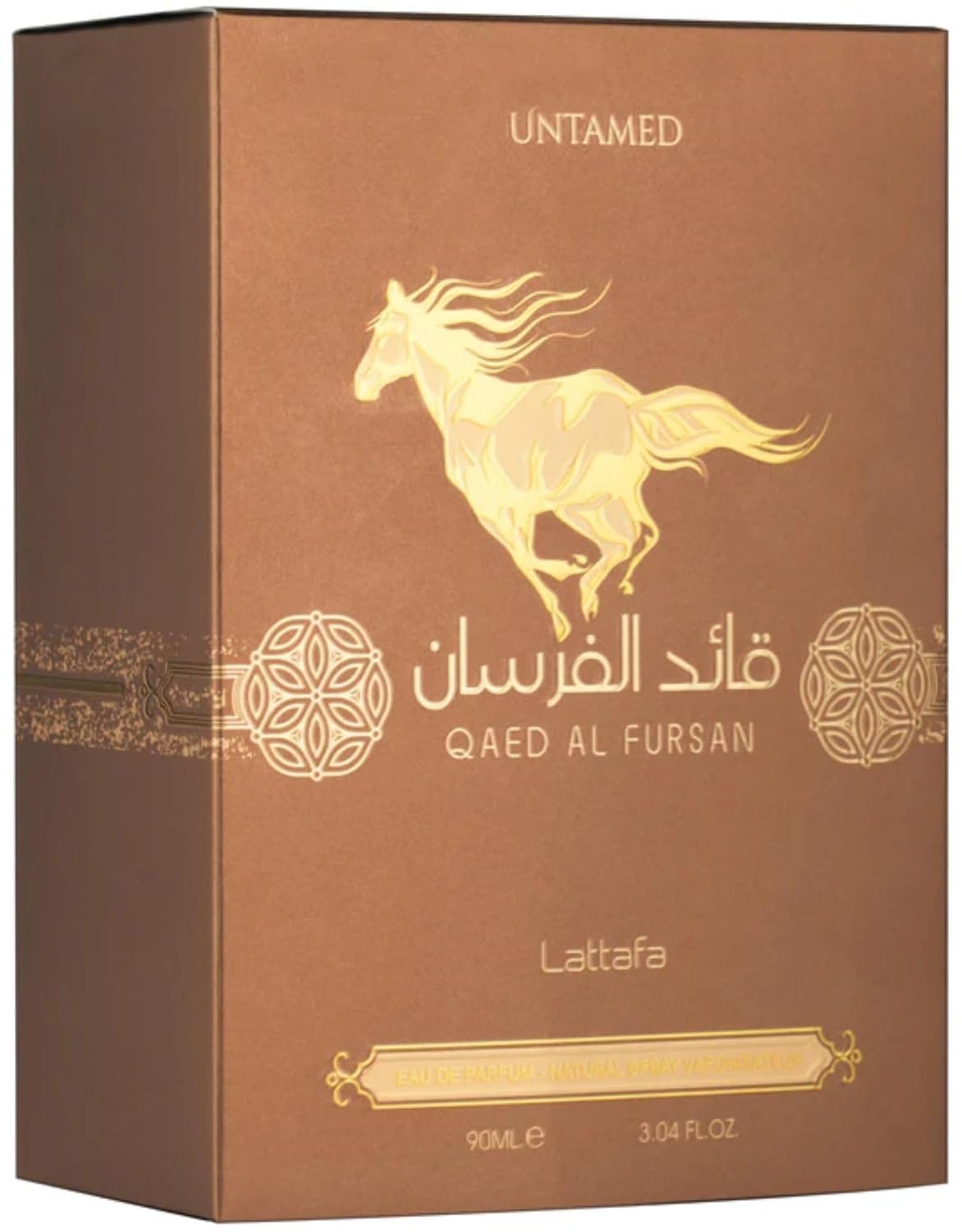 Lattafa Qaed Al Fursan - Oriental, Fruity, Fresh, Amber Wood - Eau de Parfum Long-Lasting Fragrance for Unisex, 3.40 Ounce / 100 ml-Lattafa Qaed Al Fursan - Oriental, Fruity, Fresh, Amber Wood - Eau de Parfum Long-Lasting Fragrance for Unisex, 3.40 Ounce / 100 ml