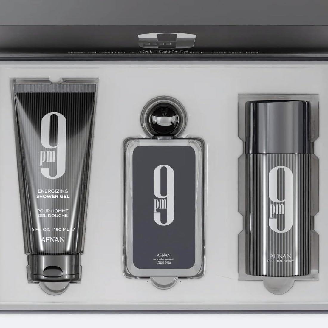 Afnan 9 PM For Men Eau De Parfum, 3.4 Fl. Oz-Afnan 9 PM For Men Eau De Parfum, 3.4 Fl. Oz