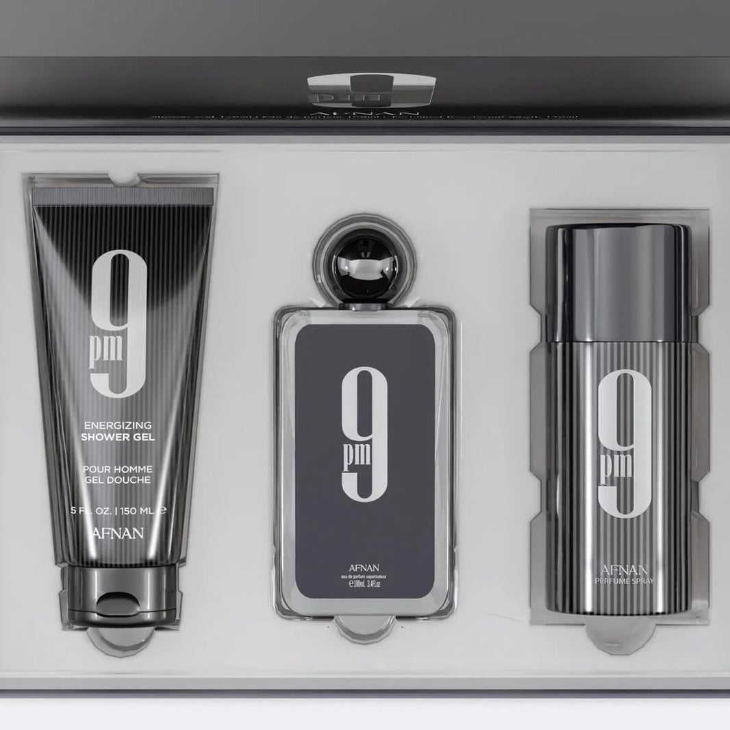 Afnan 9 PM For Men Eau De Parfum, 3.4 Fl. Oz-Afnan 9 PM For Men Eau De Parfum, 3.4 Fl. Oz