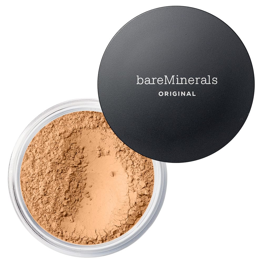 bareMinerals Original Loose Powder Foundation SPF 15 - Powder Face Makeup with Added Sun Protection - Sheer to Full Coverage Foundation-bareMinerals Original Loose Powder Foundation SPF 15 - Powder Face Makeup with Added Sun Protection - Sheer to Full Coverage Foundation