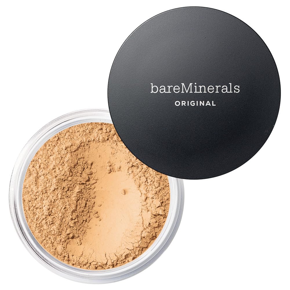 bareMinerals Original Loose Powder Foundation SPF 15 - Powder Face Makeup with Added Sun Protection - Sheer to Full Coverage Foundation-bareMinerals Original Loose Powder Foundation SPF 15 - Powder Face Makeup with Added Sun Protection - Sheer to Full Coverage Foundation