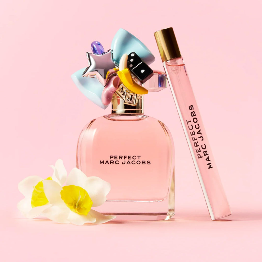 Marc Jacobs Perfect Eau de Parfum – Floral Women's Perfume – With Notes of Rhubarb, Daffodil-Marc Jacobs Perfect Eau de Parfum – Floral Women's Perfume – With Notes of Rhubarb, Daffodil