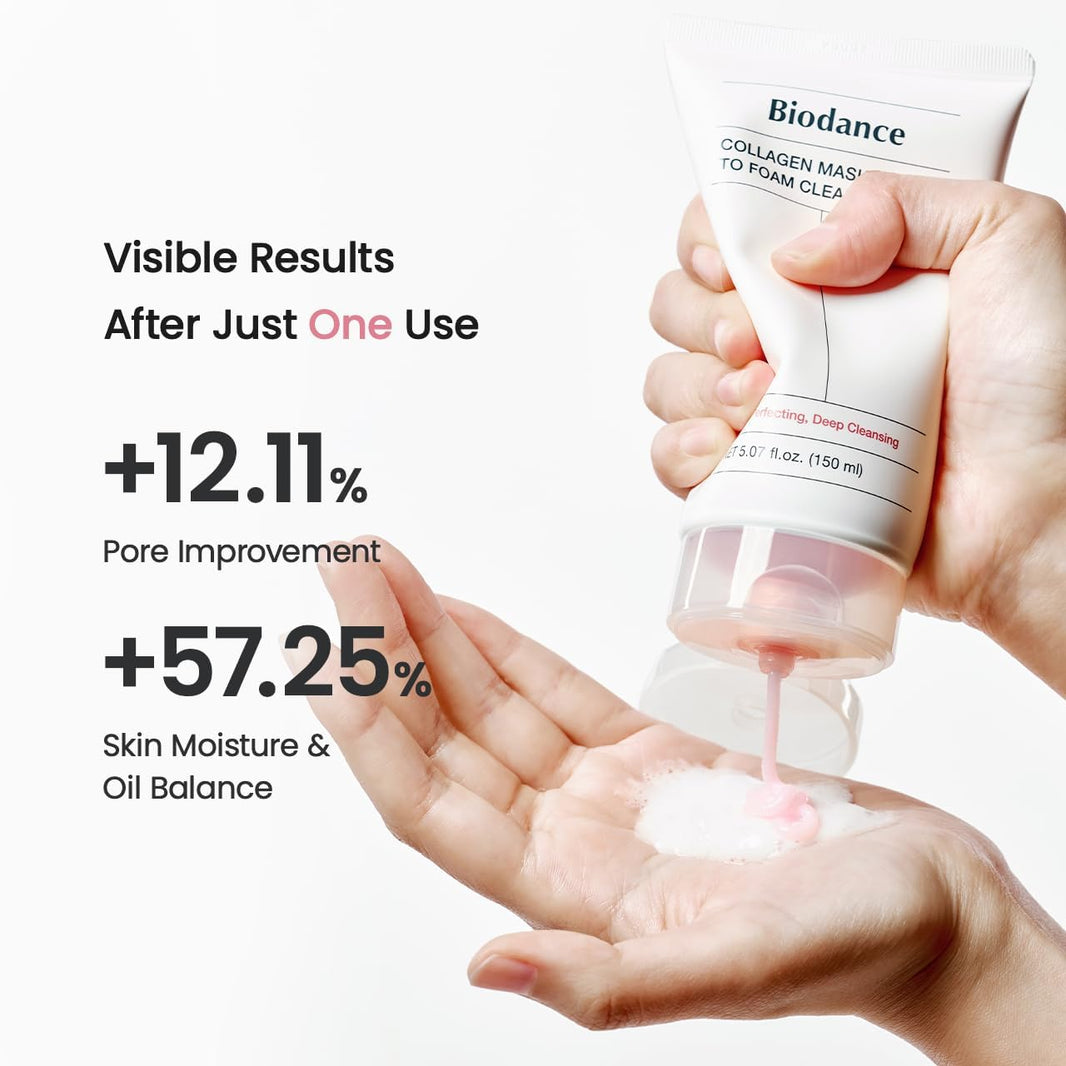 Biodance Collagen Mask To Foam Cleanser-Biodance Collagen Mask To Foam Cleanser
