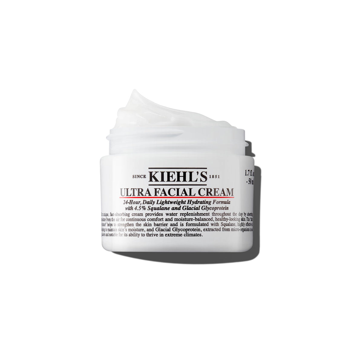 Kiehl's Ultra Facial Cream, with 4.5% Squalane to Strengthen Skin's Moisture Barrier, Skin Feels Softer and Smoother, Long-Lasting Hydration, Easy and Fast-Absorbing, Suitable for All Skin Types-Kiehl's Ultra Facial Cream, with 4.5% Squalane to Strengthen Skin's Moisture Barrier, Skin Feels Softer and Smoother, Long-Lasting Hydration, Easy and Fast-Absorbing, Suitable for All Skin Types