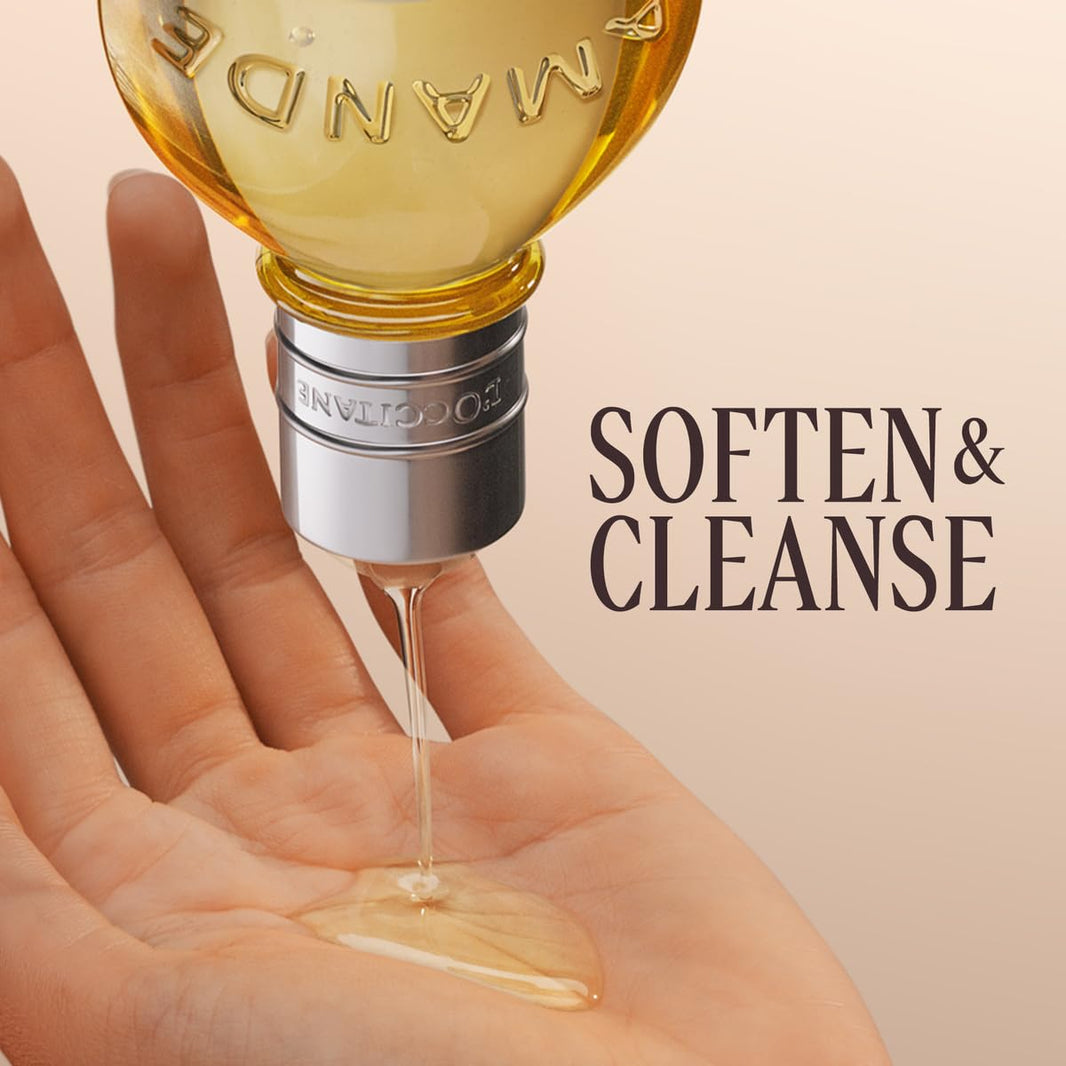 L'OCCITANE Cleansing & Softening Almond Shower Oil, Body Wash & Shaving Base Purifies & Smooths Without Drying Skin, Milky Lather, Nourishing Skincare-L'OCCITANE Cleansing & Softening Almond Shower Oil, Body Wash & Shaving Base Purifies & Smooths Without Drying Skin, Milky Lather, Nourishing Skincare
