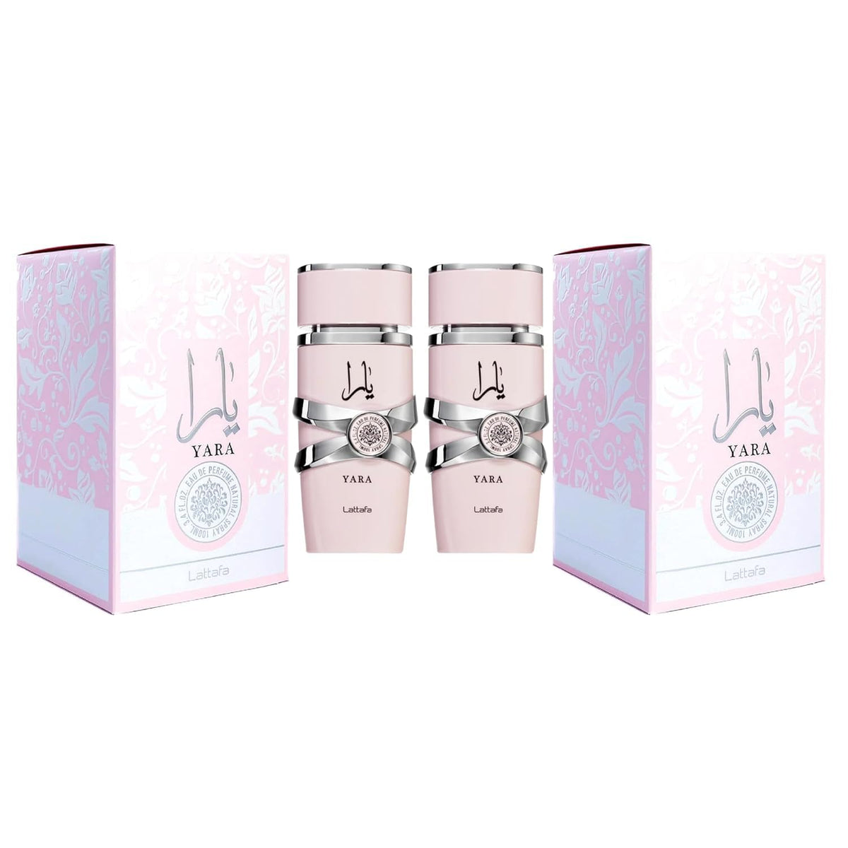 Lattafa Yara for Women Eau de Parfum Spray, 3.4 Ounce (Pack of 2)-Lattafa Yara for Women Eau de Parfum Spray, 3.4 Ounce (Pack of 2)