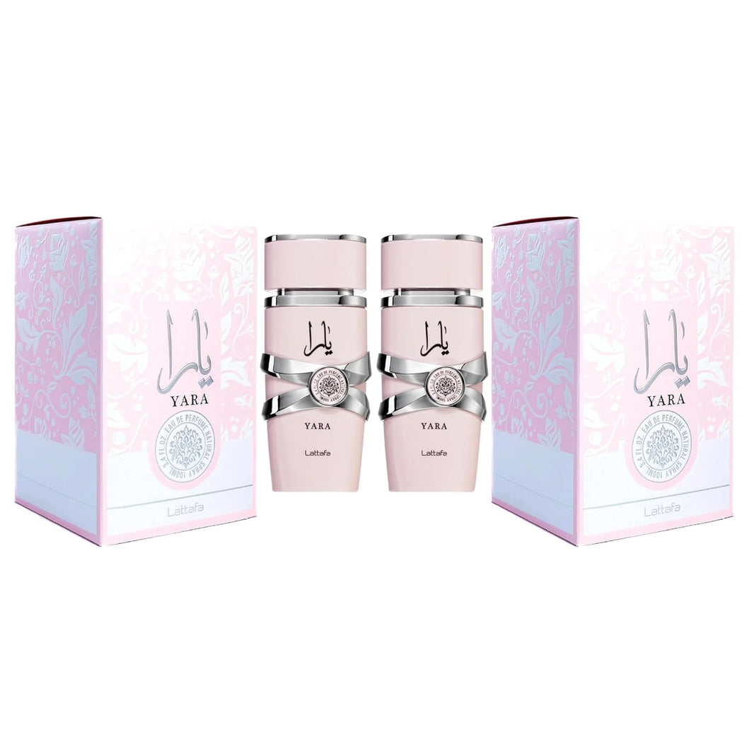 Lattafa Yara for Women Eau de Parfum Spray, 3.4 Ounce (Pack of 2)-Lattafa Yara for Women Eau de Parfum Spray, 3.4 Ounce (Pack of 2)