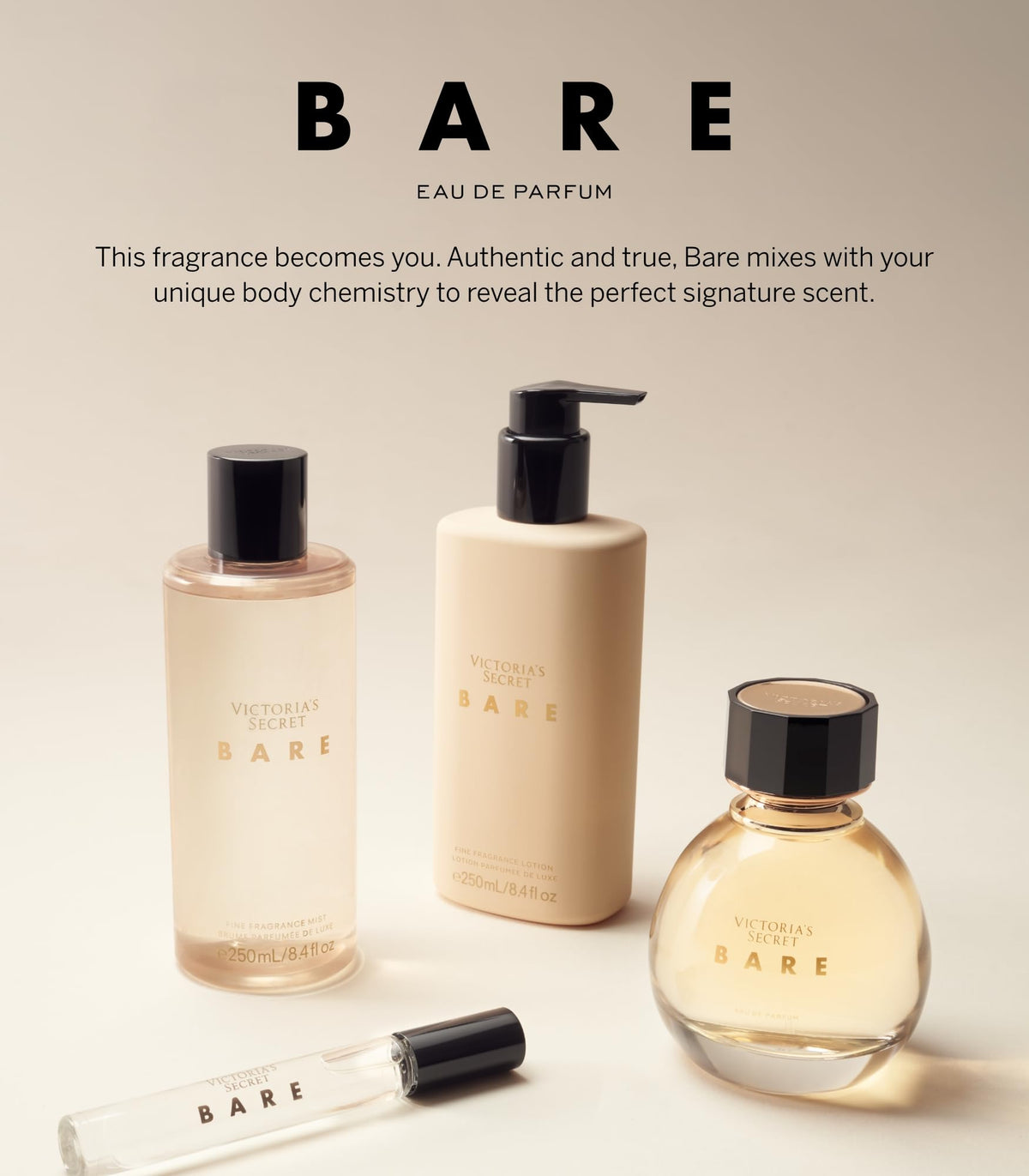 Victoria's Secret Bare Eau de Parfum, Original - 3.4 fl oz-Victoria's Secret Bare Eau de Parfum, Original - 3.4 fl oz