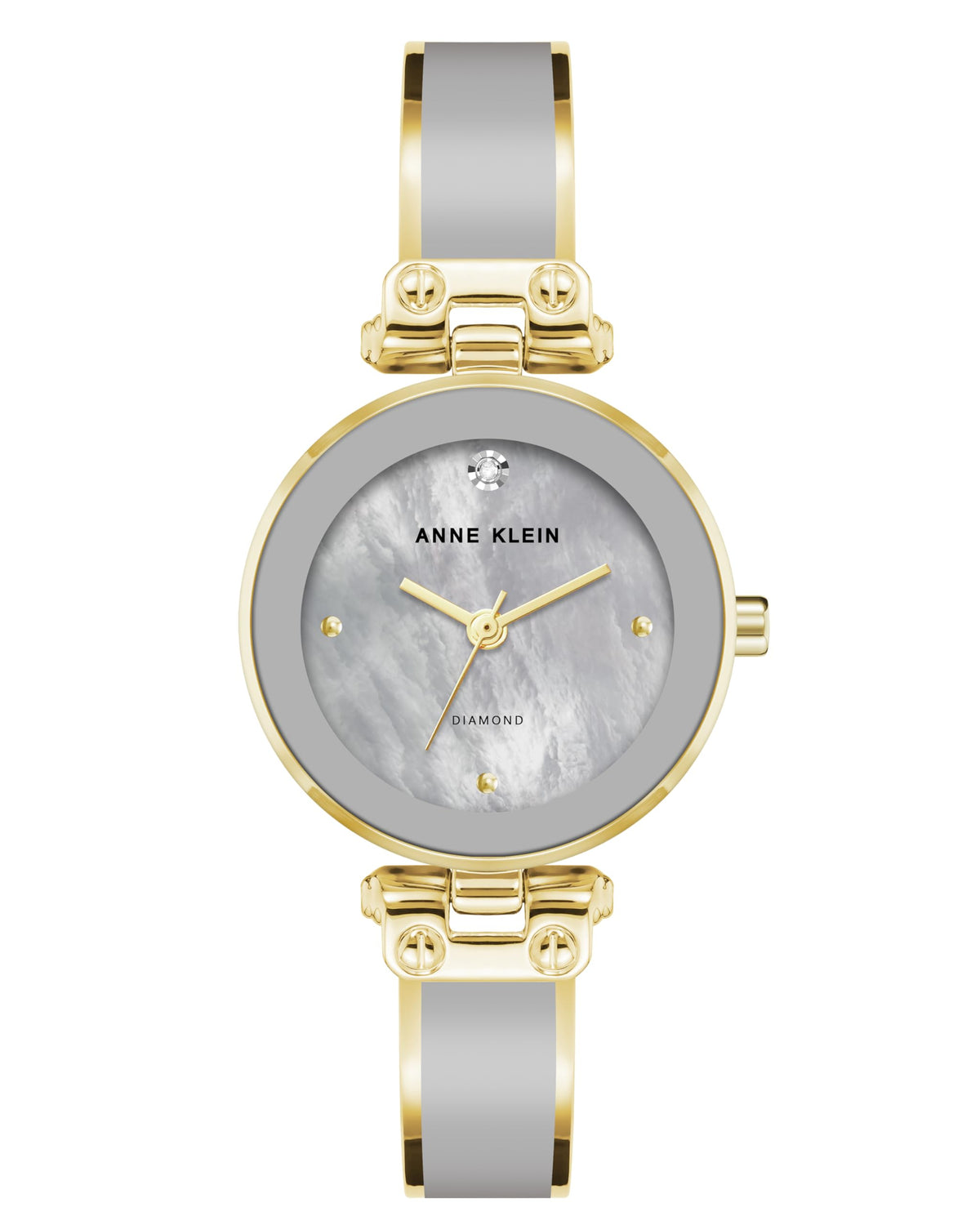Anne Klein Women's Genuine Diamond Dial Bangle Watch-Anne Klein Women's Genuine Diamond Dial Bangle Watch