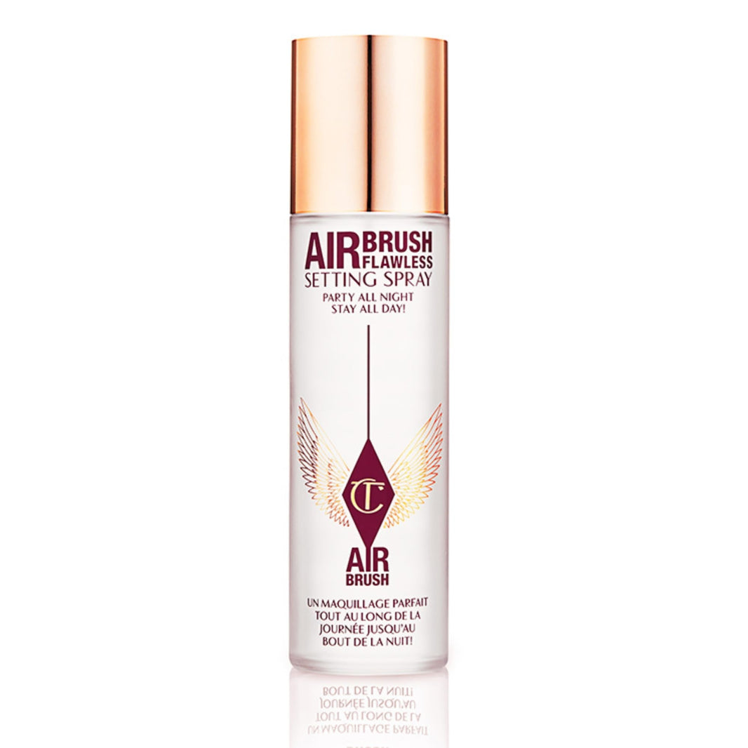 Charlotte Tilbury Airbrush Flawless Setting Spray - Ultra-Fine Hydrating Mist to Prime & Set Makeup Up to 16Hr – Soothes and Blurs Skin, Waterproof, Wedding Makeup-Charlotte Tilbury Airbrush Flawless Setting Spray - Ultra-Fine Hydrating Mist to Prime & Set Makeup Up to 16Hr – Soothes and Blurs Skin, Waterproof, Wedding Makeup