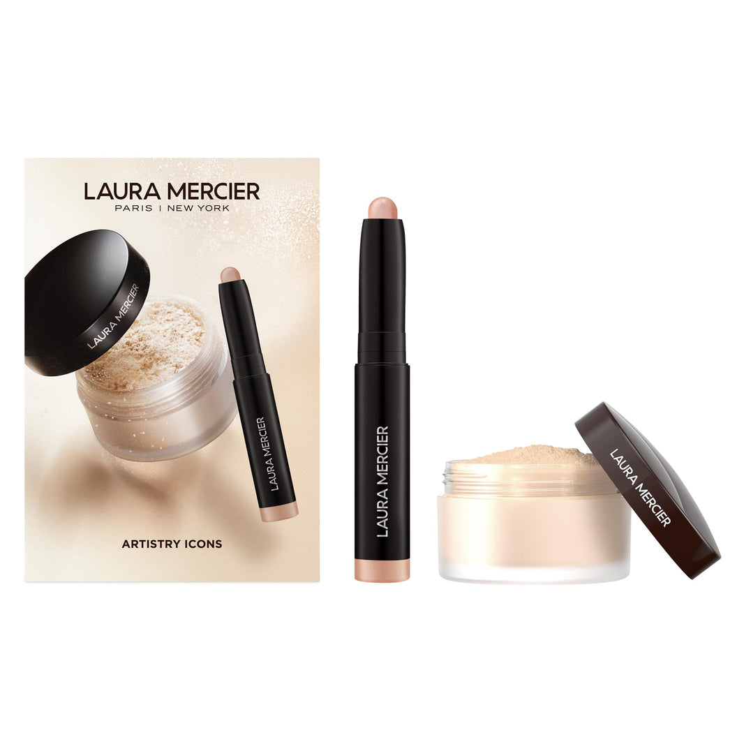 Laura Mercier Translucent Loose Setting Powder, 24HR Shine Control, Soft Matte Finish, Long-Lasting Wear, Normal to Oily Skin, 4 Shades for Virtually All Skin Tones, Artistry Icons Set-Laura Mercier Translucent Loose Setting Powder, 24HR Shine Control, Soft Matte Finish, Long-Lasting Wear, Normal to Oily Skin, 4 Shades for Virtually All Skin Tones, Artistry Icons Set