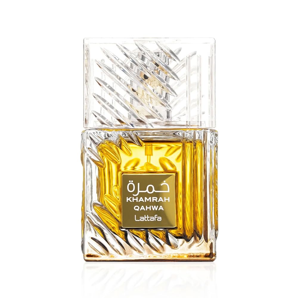 Lattafa Khamrah - Vanilla, Warm Spicy, Amber, Cinnamon - Eau de Parfum Long-Lasting Fragrance for Unisex, 3.40 Ounce / 100 ml-Lattafa Khamrah - Vanilla, Warm Spicy, Amber, Cinnamon - Eau de Parfum Long-Lasting Fragrance for Unisex, 3.40 Ounce / 100 ml