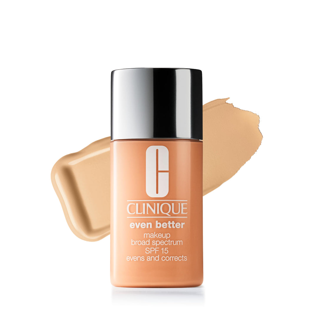 Clinique Even Better Makeup Liquid Foundation SPF 15 With Vitamin C For Dry + Oily Combination Skin Types | Medium Coverage + Natural Finish | Evens Skin Tone + Reduces Dark Spots-Clinique Even Better Makeup Liquid Foundation SPF 15 With Vitamin C For Dry + Oily Combination Skin Types | Medium Coverage + Natural Finish | Evens Skin Tone + Reduces Dark Spots