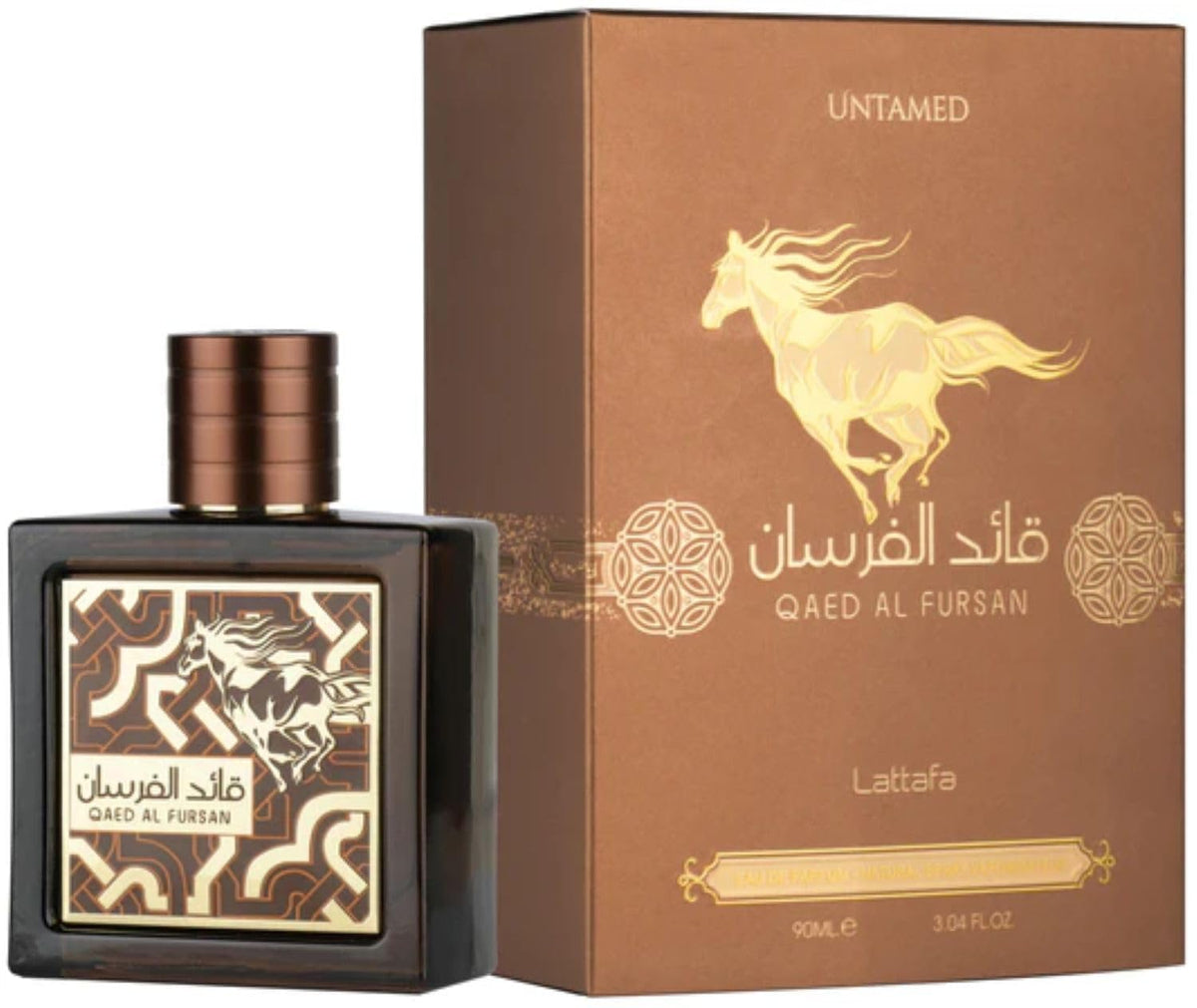 Lattafa Qaed Al Fursan - Oriental, Fruity, Fresh, Amber Wood - Eau de Parfum Long-Lasting Fragrance for Unisex, 3.40 Ounce / 100 ml-Lattafa Qaed Al Fursan - Oriental, Fruity, Fresh, Amber Wood - Eau de Parfum Long-Lasting Fragrance for Unisex, 3.40 Ounce / 100 ml