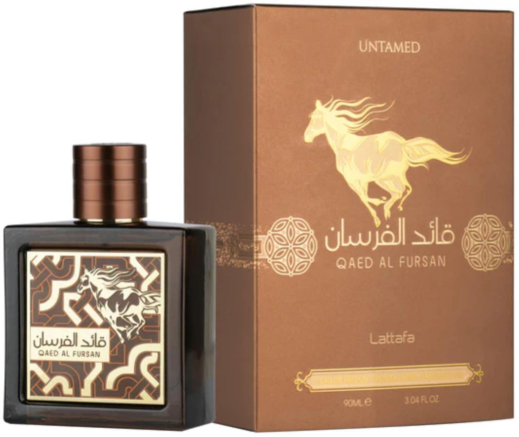 Lattafa Qaed Al Fursan - Oriental, Fruity, Fresh, Amber Wood - Eau de Parfum Long-Lasting Fragrance for Unisex, 3.40 Ounce / 100 ml-Lattafa Qaed Al Fursan - Oriental, Fruity, Fresh, Amber Wood - Eau de Parfum Long-Lasting Fragrance for Unisex, 3.40 Ounce / 100 ml