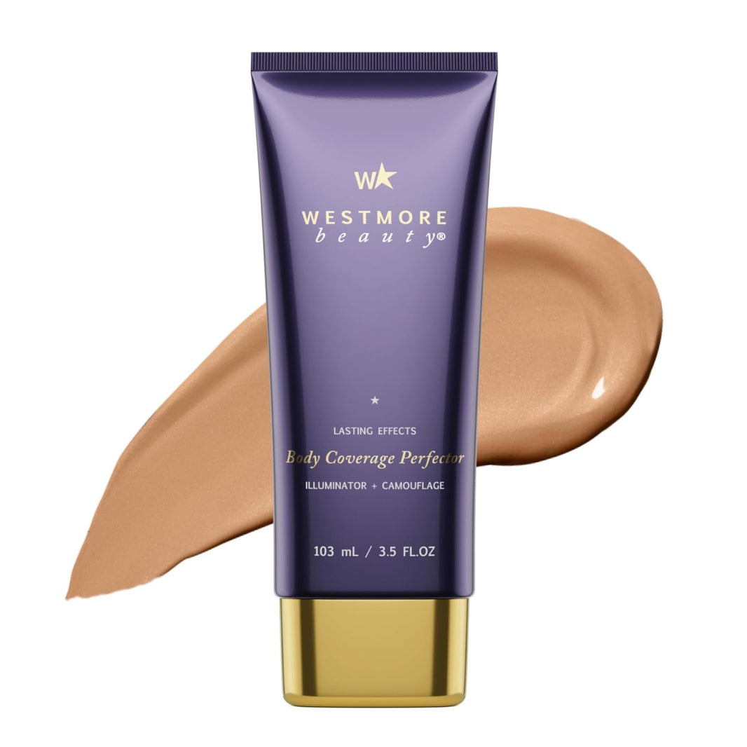 Westmore Beauty Body Coverage Perfector – Waterproof Leg & Body Makeup/Bronzer For Women - Best Tattoo Cover Up Makeup & Tattoo Concealer - 3.5 Oz Natural Radiance-Westmore Beauty Body Coverage Perfector – Waterproof Leg & Body Makeup/Bronzer For Women - Best Tattoo Cover Up Makeup & Tattoo Concealer - 3.5 Oz Natural Radiance