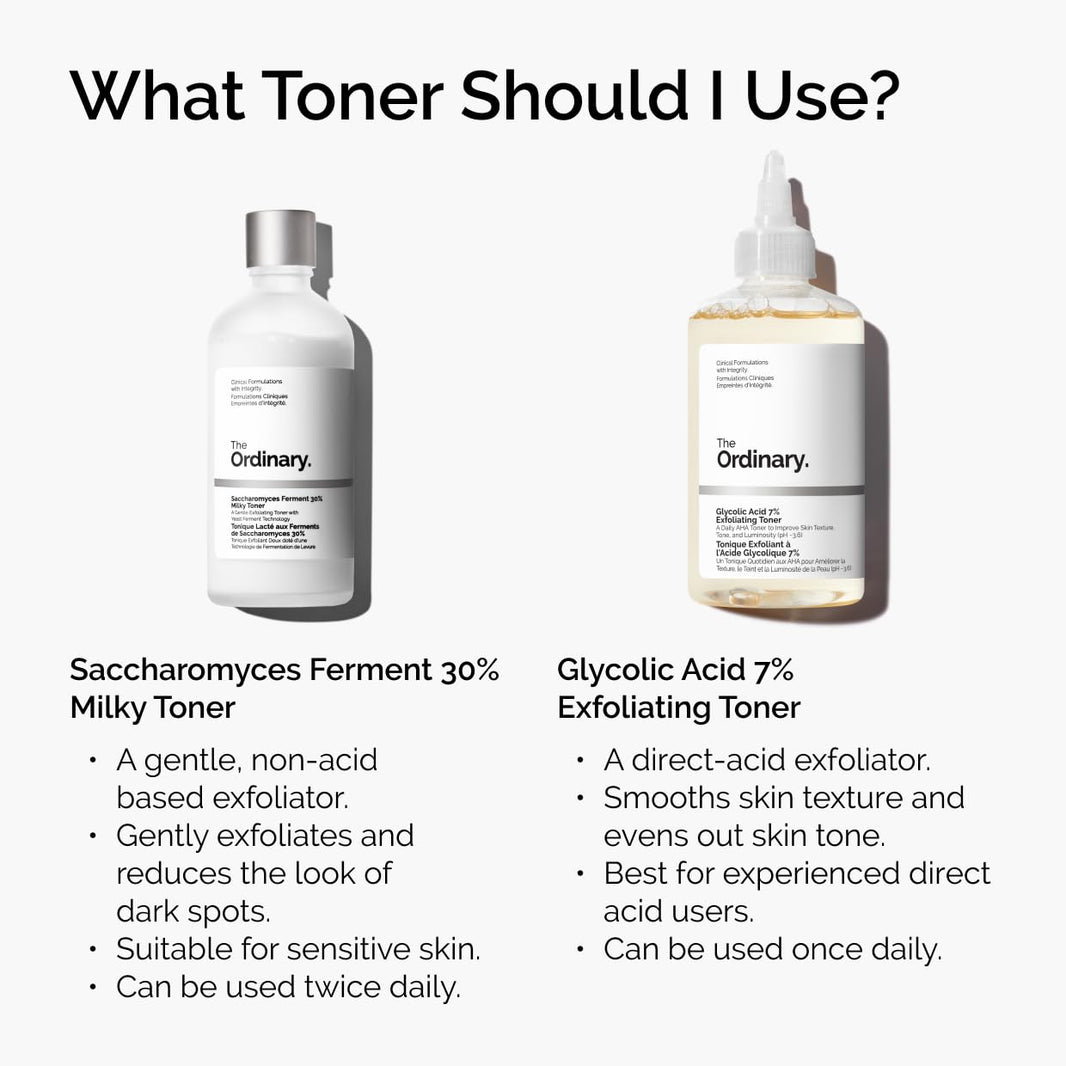The Ordinary Glycolic Acid 7% Exfoliating Toner, Brightening and Smoothing Daily Toner for More Even-Looking Skin Tone-The Ordinary Glycolic Acid 7% Exfoliating Toner, Brightening and Smoothing Daily Toner for More Even-Looking Skin Tone