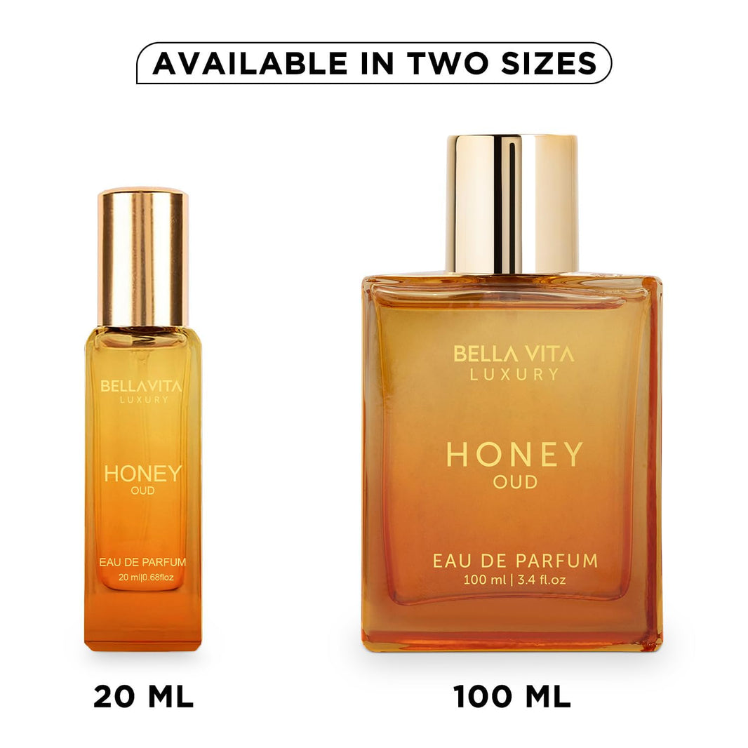 Bellavita Luxury Honey oud Eau de Parfum | 20 ml (0.7 fl.oz.) | Travel Size Perfume for Men and Women | Sweet Honey, Bergamot, Oud, and Amber Notes | Long Lasting Unisex Fragrance-Bellavita Luxury Honey oud Eau de Parfum | 20 ml (0.7 fl.oz.) | Travel Size Perfume for Men and Women | Sweet Honey, Bergamot, Oud, and Amber Notes | Long Lasting Unisex Fragrance