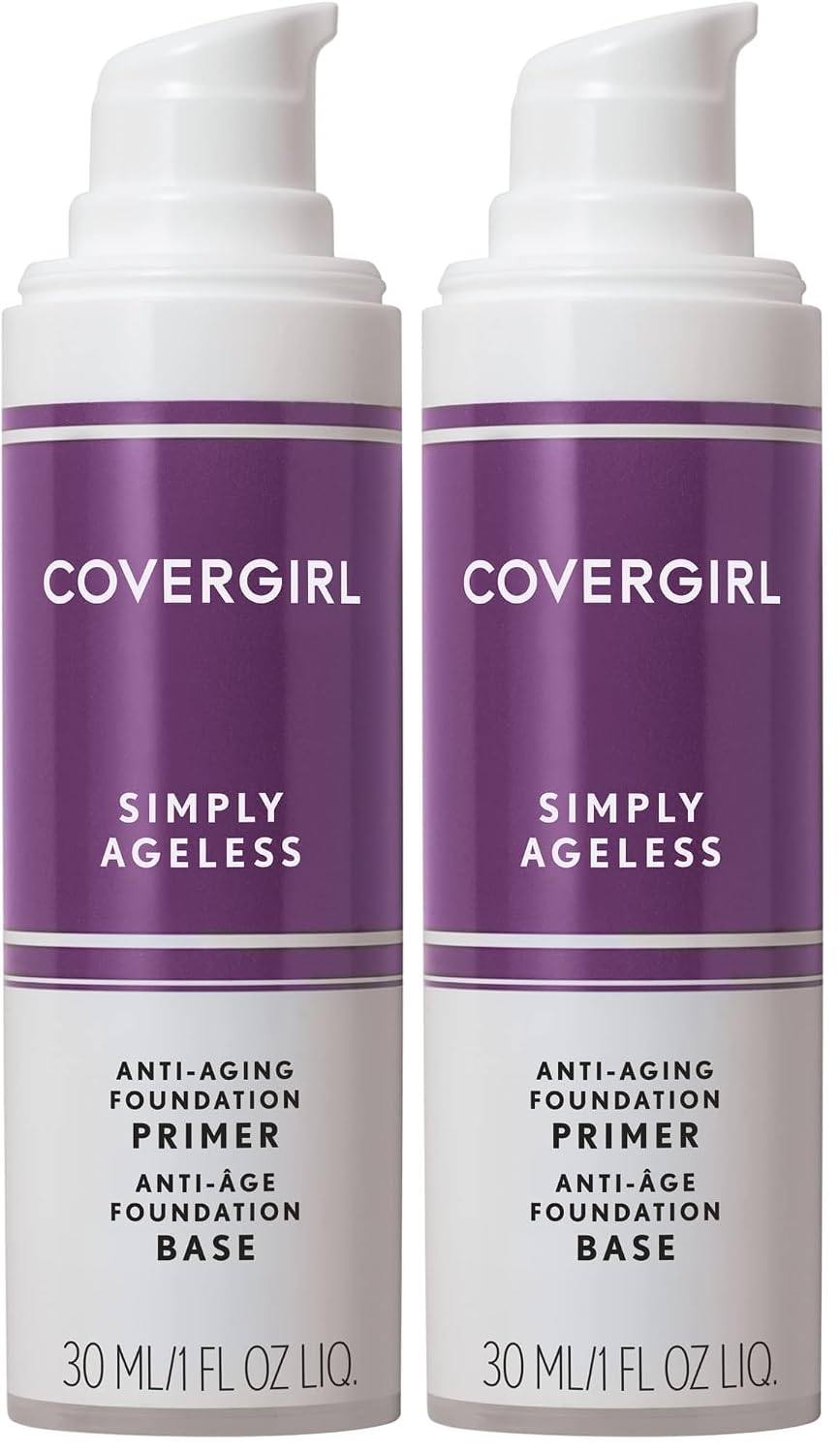 COVERGIRL & Olay Simply Ageless 3-in-1 Liquid Foundation, Matte Finish, Hyaluronic & Vitamin C Formula, 225 Buff Beige, 1 Count-COVERGIRL & Olay Simply Ageless 3-in-1 Liquid Foundation, Matte Finish, Hyaluronic & Vitamin C Formula, 225 Buff Beige, 1 Count