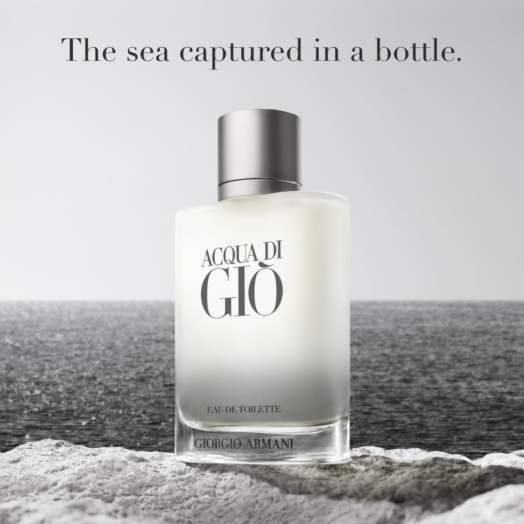 Armani Beauty - Acqua di Giò - Eau de Toilette - Cologne for Men - Long Lasting Fragrance with Bergamot notes, Jasmine, White Musks, Patchouli & Cedarwood-Armani Beauty - Acqua di Giò - Eau de Toilette - Cologne for Men - Long Lasting Fragrance with Bergamot notes, Jasmine, White Musks, Patchouli & Cedarwood