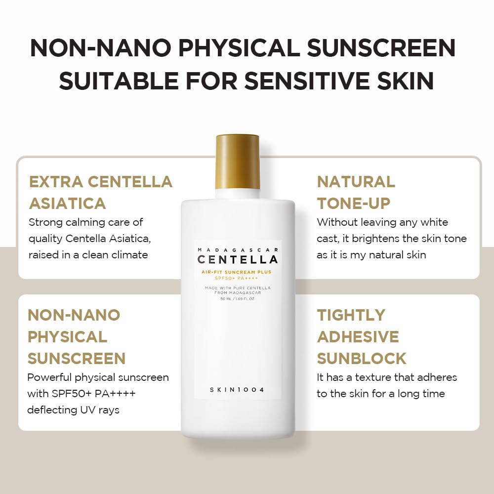 SKIN1004 Madagascar Centella Air-Fit Suncream Plus-SKIN1004 Madagascar Centella Air-Fit Suncream Plus