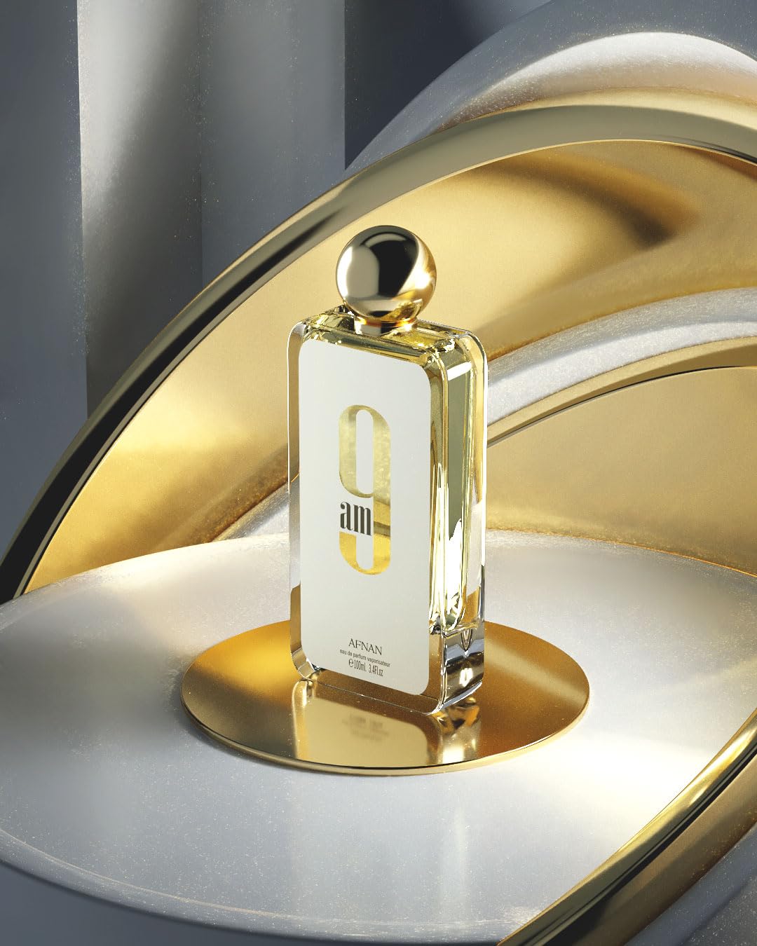 Afnan 9 PM For Men Eau De Parfum, 3.4 Fl. Oz-Afnan 9 PM For Men Eau De Parfum, 3.4 Fl. Oz
