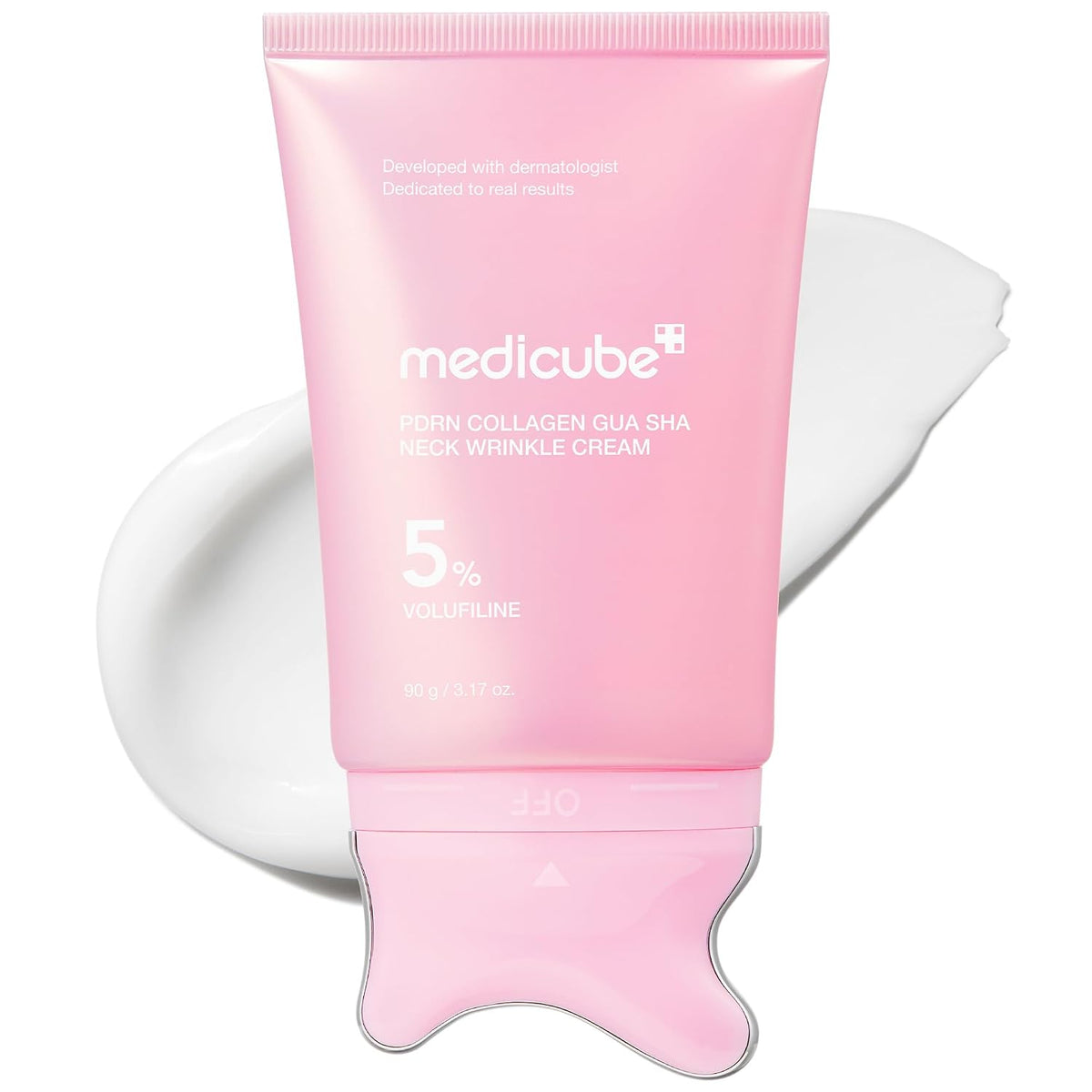 Medicube PDRN Collagen Gua Sha Neck Wrinkle Cream-Medicube PDRN Collagen Gua Sha Neck Wrinkle Cream