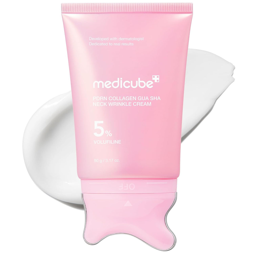 Medicube PDRN Collagen Gua Sha Neck Wrinkle Cream-Medicube PDRN Collagen Gua Sha Neck Wrinkle Cream