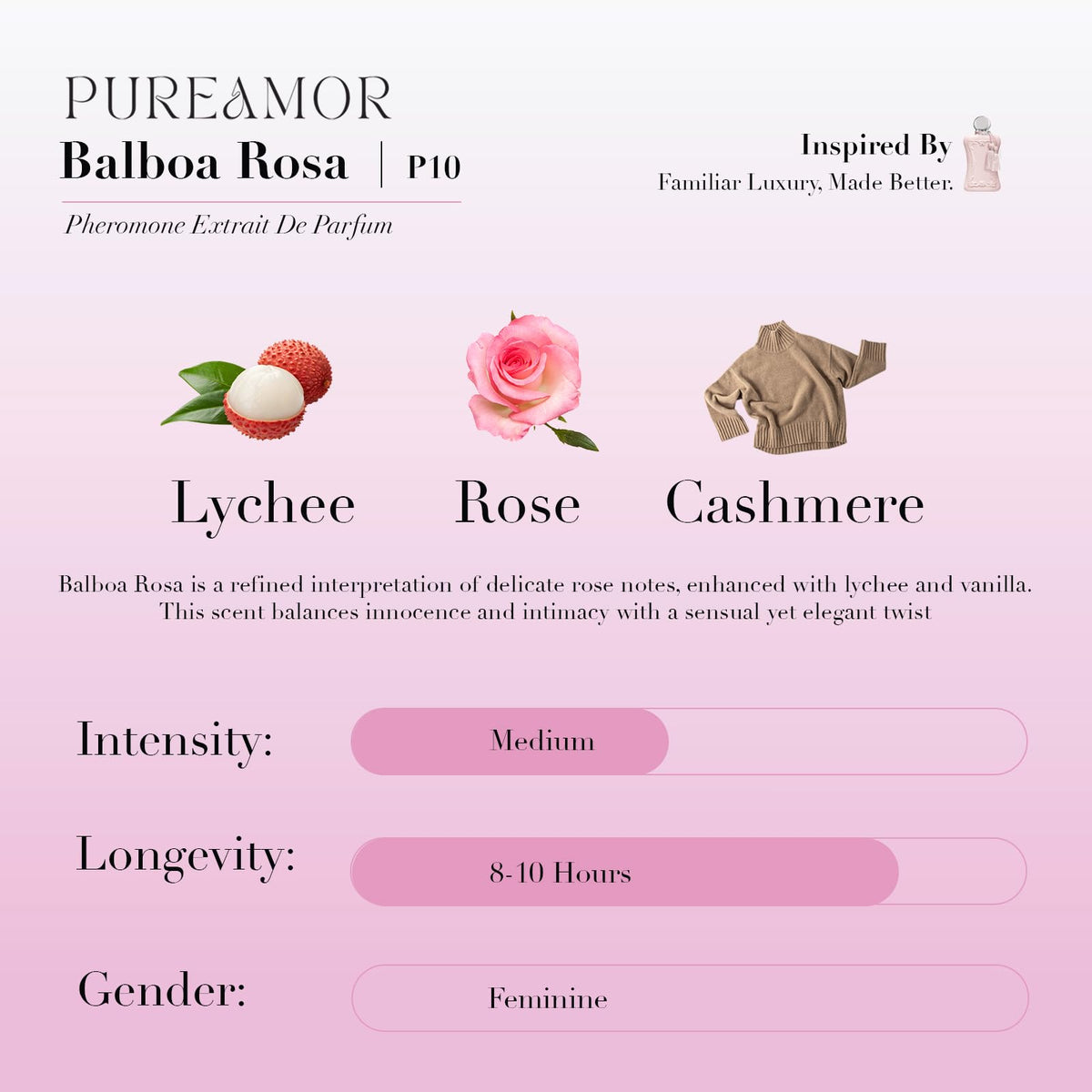 PUREAMOR Pheromone Perfume for Women, Moonlight Mellow Extrait de Parfum - Long Lasting Sweet Floral Gourmand Scent, 30% High Concentration, Full Size Fragrance Spray, 1.0 oz / 30 ml-PUREAMOR Pheromone Perfume for Women, Moonlight Mellow Extrait de Parfum - Long Lasting Sweet Floral Gourmand Scent, 30% High Concentration, Full Size Fragrance Spray, 1.0 oz / 30 ml