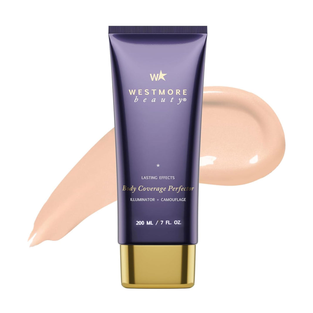 Westmore Beauty Body Coverage Perfector – Waterproof Leg & Body Makeup/Bronzer For Women - Best Tattoo Cover Up Makeup & Tattoo Concealer - 3.5 Oz Natural Radiance-Westmore Beauty Body Coverage Perfector – Waterproof Leg & Body Makeup/Bronzer For Women - Best Tattoo Cover Up Makeup & Tattoo Concealer - 3.5 Oz Natural Radiance