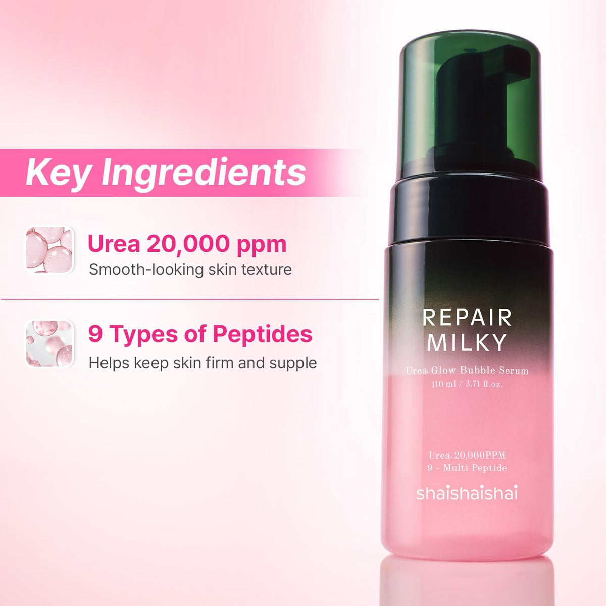 Shaishaishai Repair Milky Urea Glow Bubble Serum-Shaishaishai Repair Milky Urea Glow Bubble Serum