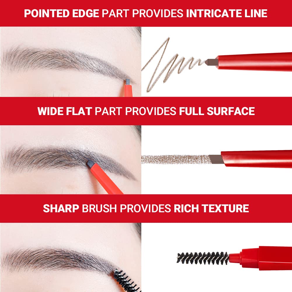 espoir The Brow Balance Pencil - Ash Brown-espoir The Brow Balance Pencil - Ash Brown