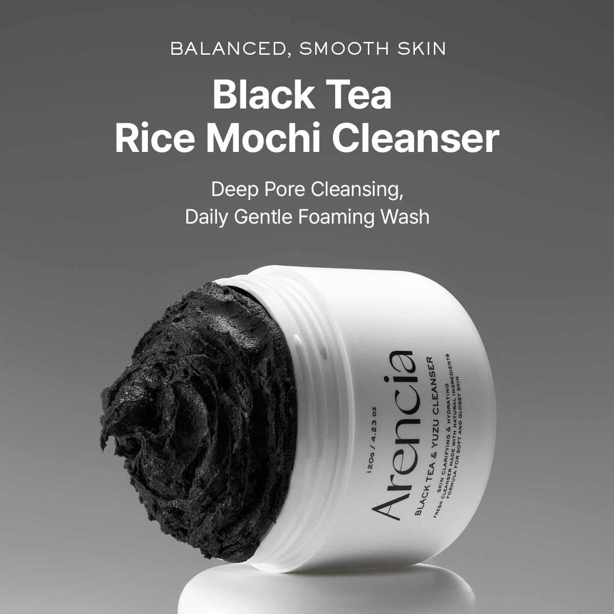 Arencia Black Tea & Yuzu Rice Mochi Cleanser-Arencia Black Tea & Yuzu Rice Mochi Cleanser