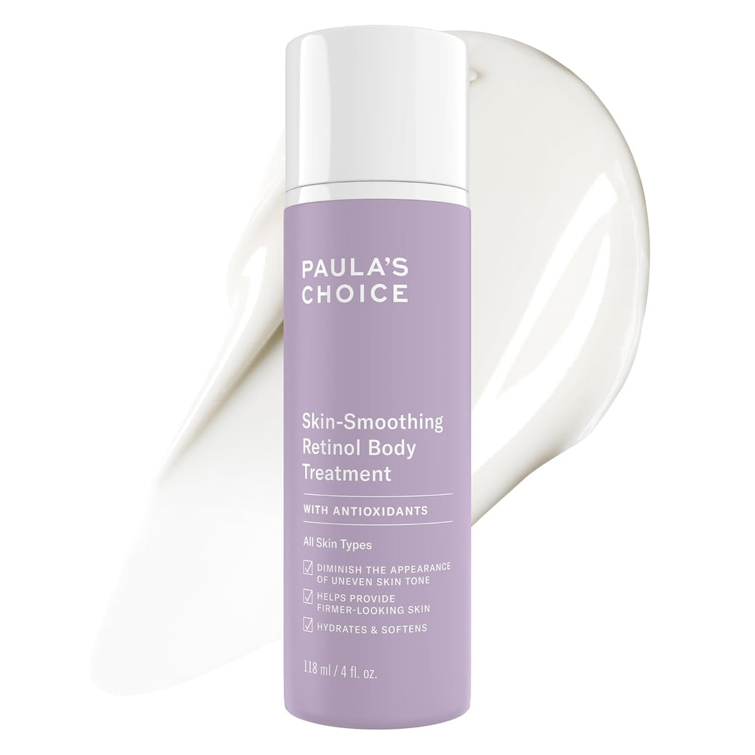 Paula's Choice Retinol Skin-Smoothing Body Lotion Treatment, Body Cream with Shea Butter, Vitamin C & E Lotion, All Skin Types, Anti-Aging Body Moisturizer, Reduce Dryness, Fragrance-Free, 4oz-Paula's Choice Retinol Skin-Smoothing Body Lotion Treatment, Body Cream with Shea Butter, Vitamin C & E Lotion, All Skin Types, Anti-Aging Body Moisturizer, Reduce Dryness, Fragrance-Free, 4oz